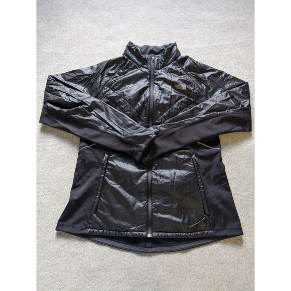 The North Face Flight Series Quilted Pirmaloft Full Zip Jacket Womens XL Black - Picture 1 of 8